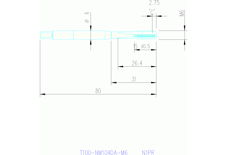 T100-NM104DA-M6 N1PR