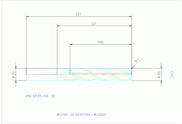 MC166-20.0A3X100L-WJ30UU