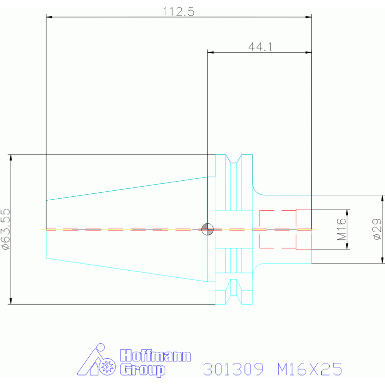 301309 M16X25