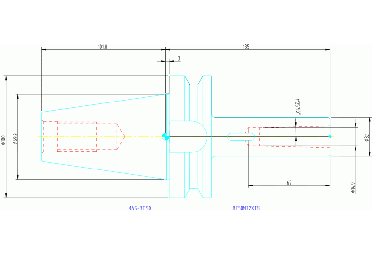 BT50MT2X135