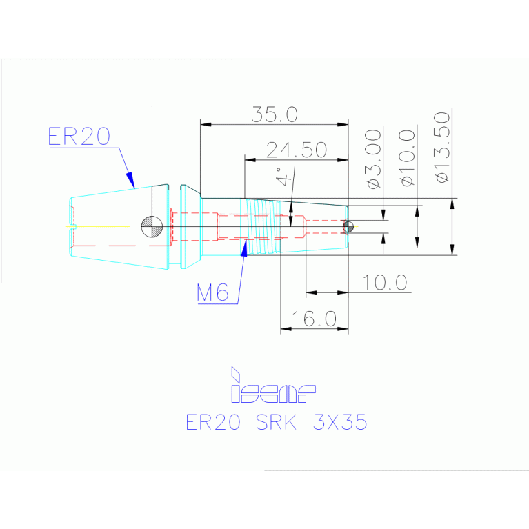 ER20 SRK 3X35