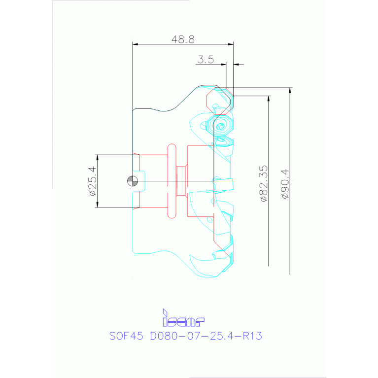 SOF45 D080-07-25.4-R13