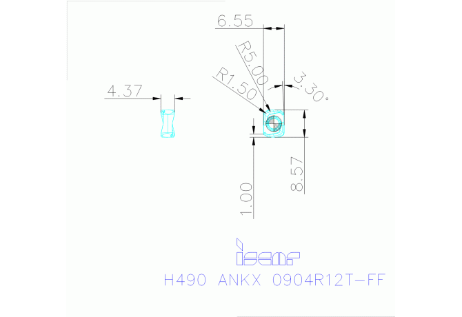 H490 ANKX 0904R12T-FF IC830