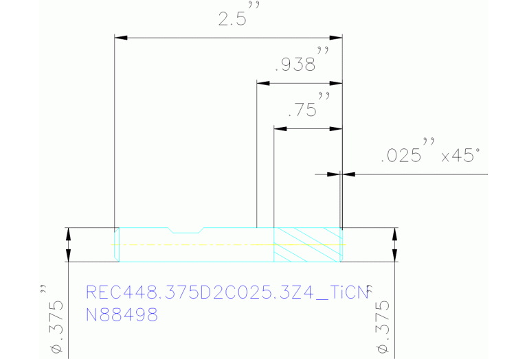 REC448.375D2C025.3Z4 TICN