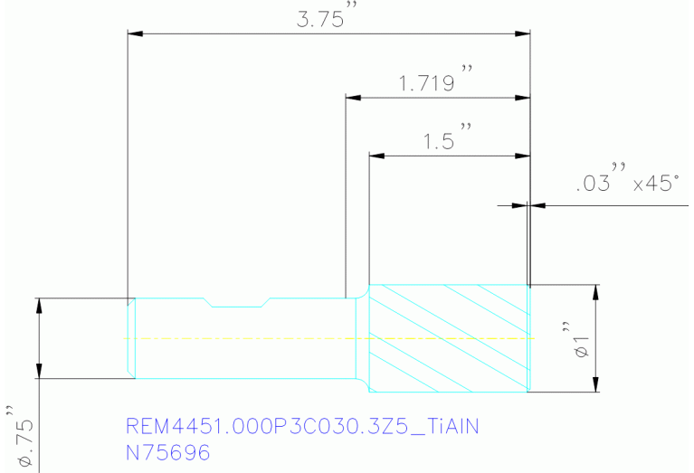 REM4451.000P3C030.3Z5 TIALN