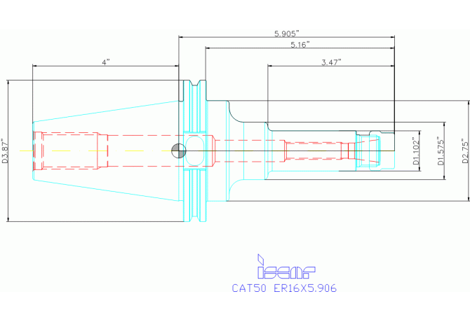 CAT50 ER16X5.906