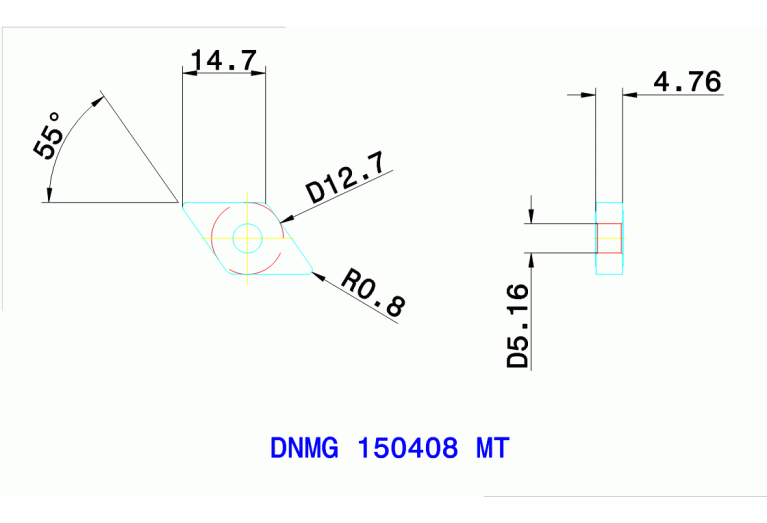 DNMG 150408 MT ZA TT5030