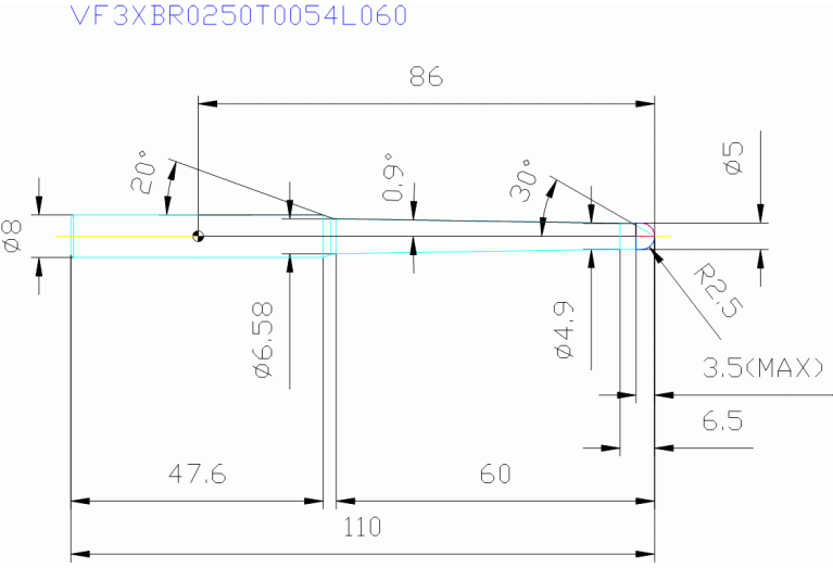 VF3XBR0250T0054L060