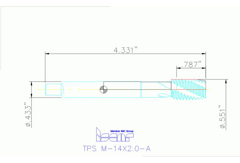 TPS M-14X2.0-A HE