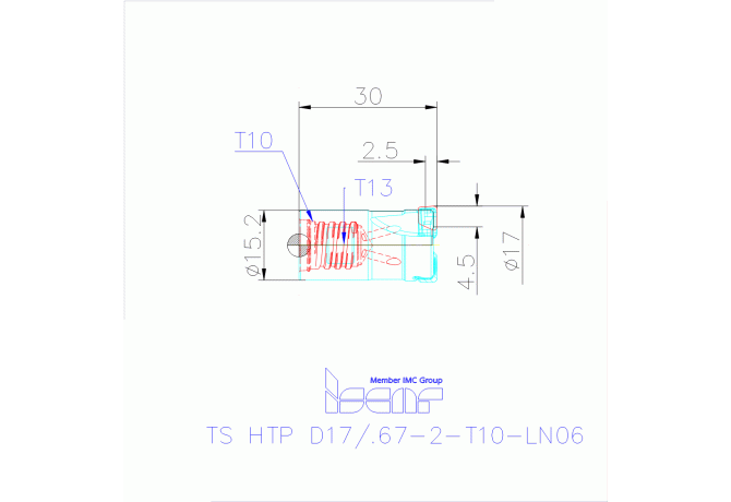 TS HTP D17/.67-2-T10-LN06