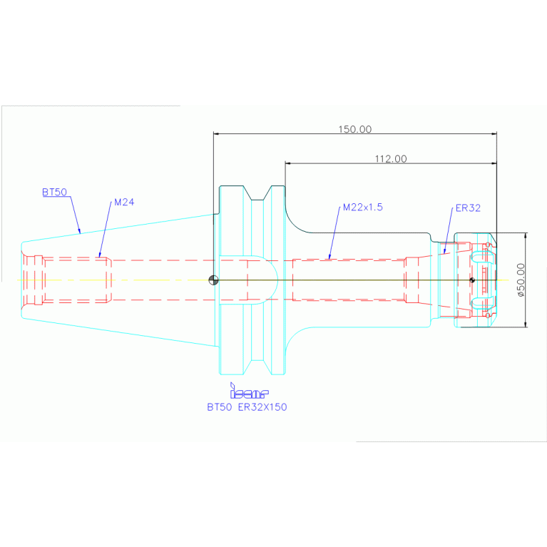 BT50 ER32X150
