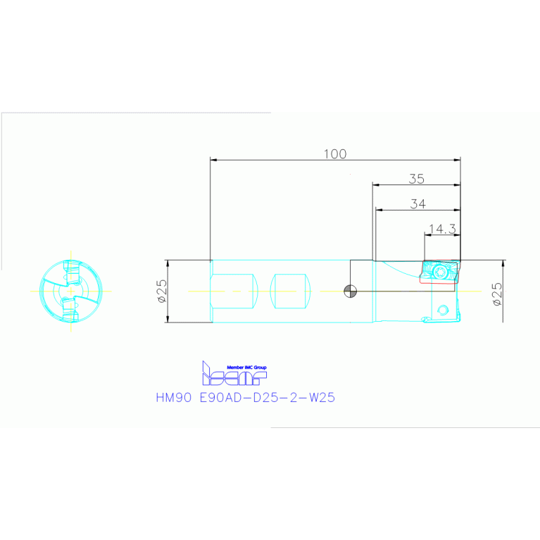 HM90 E90AD-D25-2-W25
