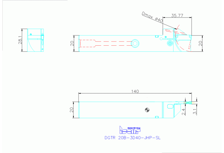 DGTR 20B-3D40-JHP-SL