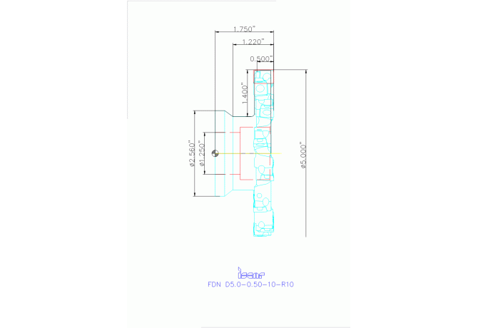 FDN D5.0-0.50-10-R10