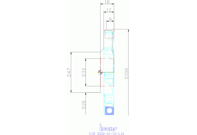 SSB D100-12-32-L10