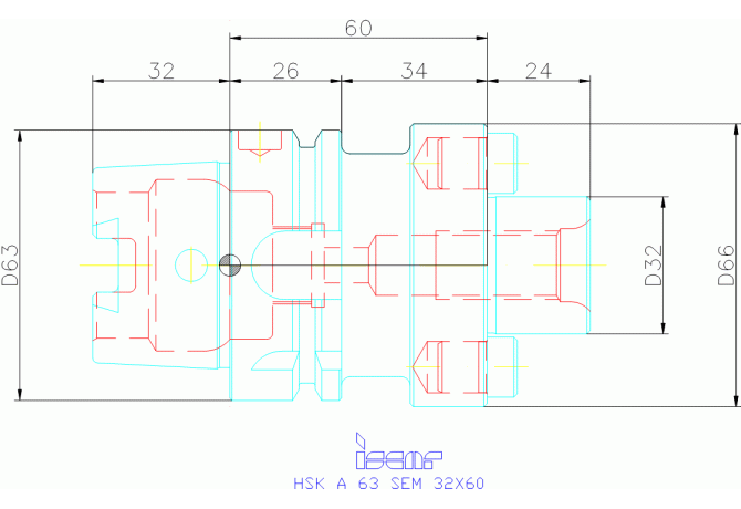 HSK A63 SEM32X60