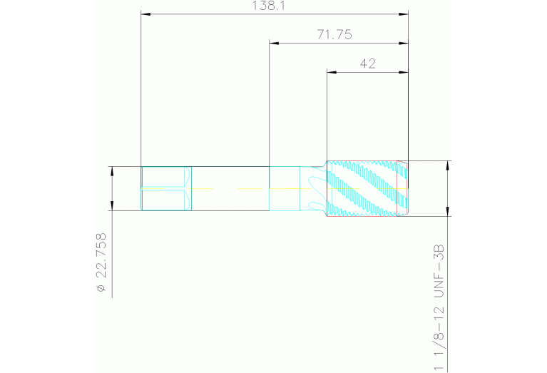 A23553-UNF1.1/8