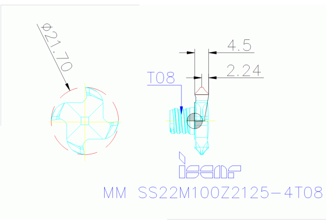 MM SS22M100Z2125-4T08 IC528