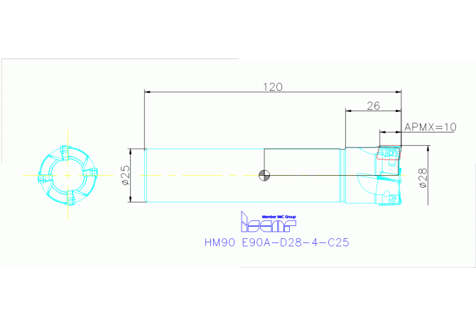 HM90 E90A-D28-4-C25