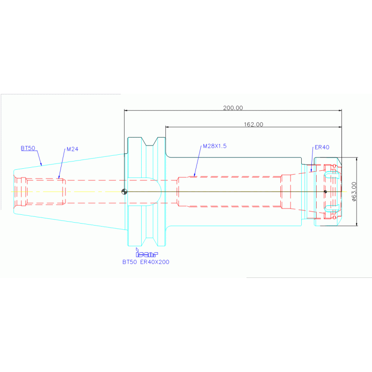 BT50 ER40X200