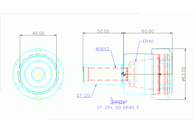 ST 25X 50 ER40 F