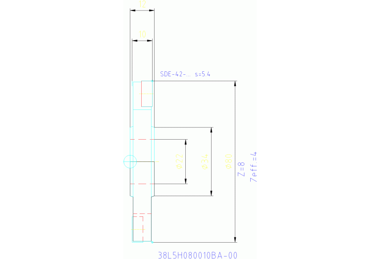 38L5H080010BA-00