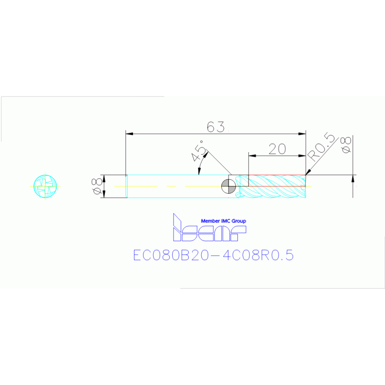 EC080B20-4C08R0.5 IC900