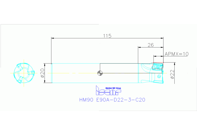 HM90 E90A-D22-3-C20
