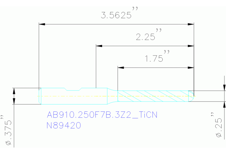 AB910.250F7B.3Z2 TICN