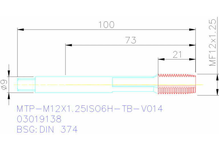 MTP-M12X1.25ISO6H-TB-V014