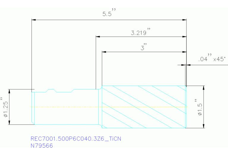 REC7001.500P6C040.3Z6 TICN