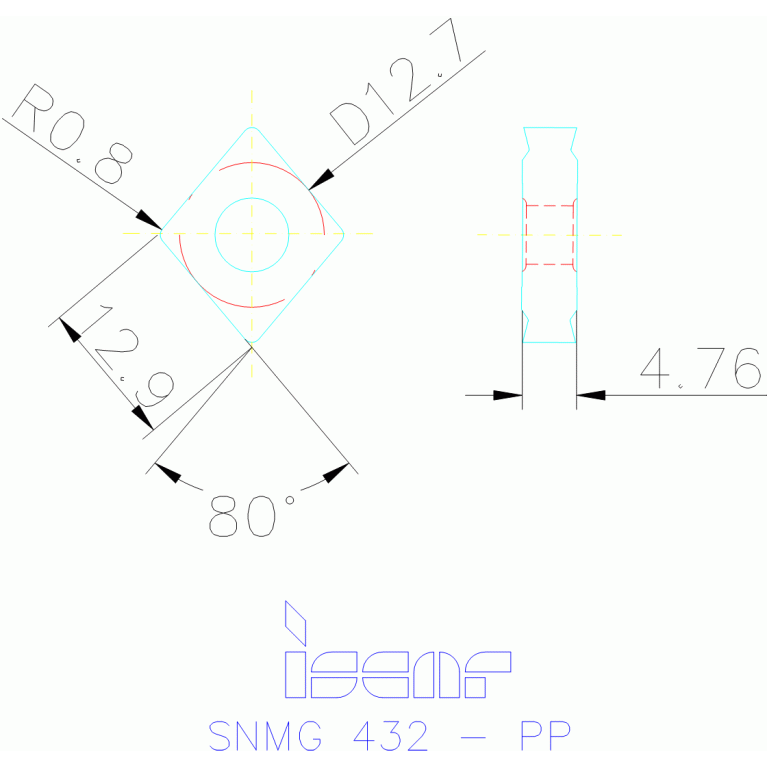 CNMG 120408-PP IC806