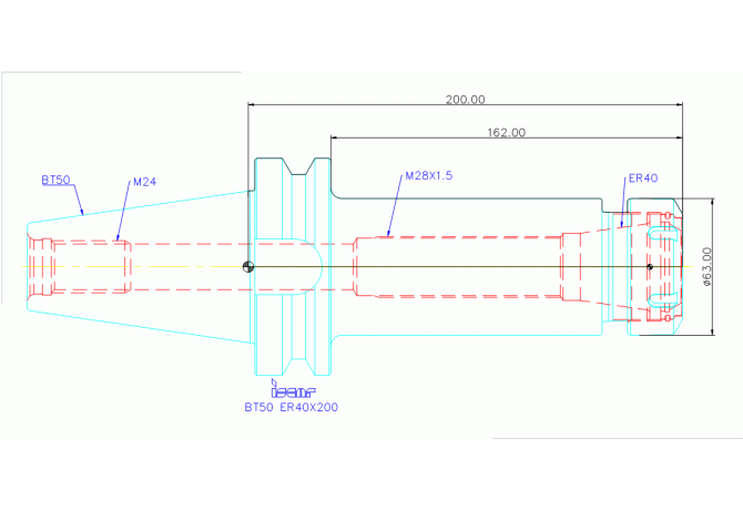 BT50 ER40X200
