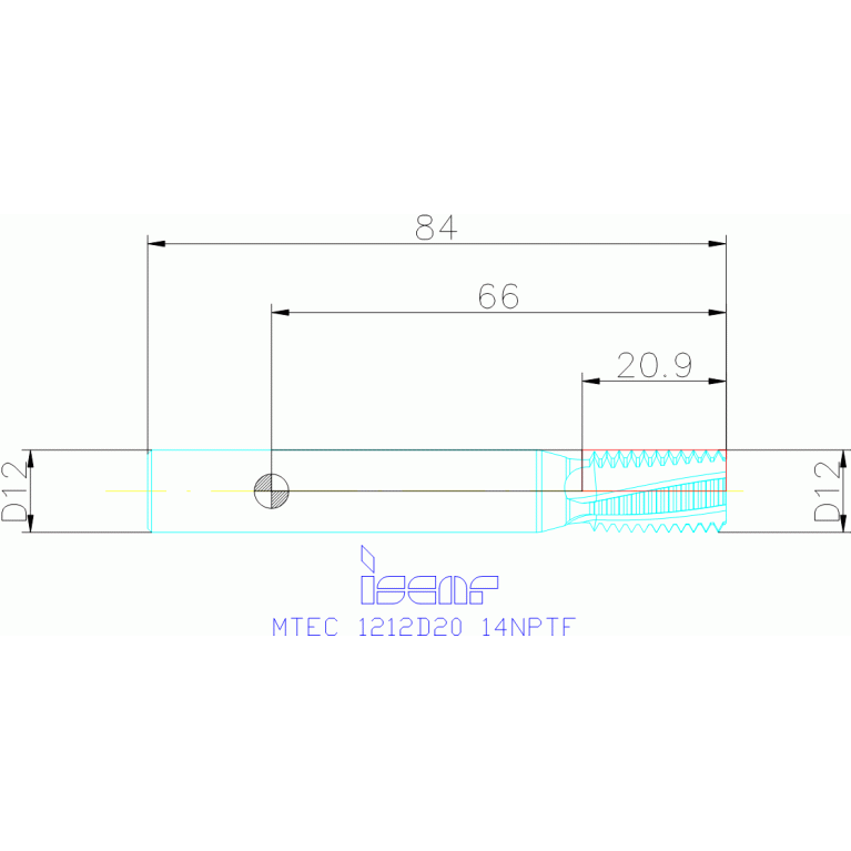 MTEC 1212D20 14NPTF IC908