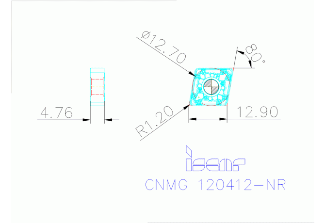 CNMG 120412-NR IC8150