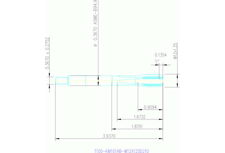 T100-KM101AB-M12X125D210