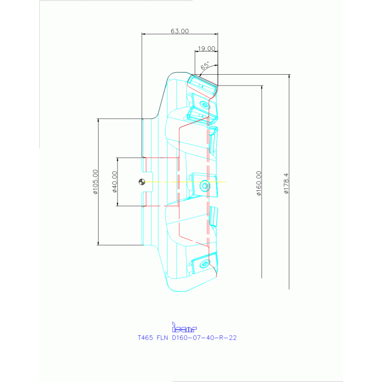 T465 FLN D160-07-40-R-22