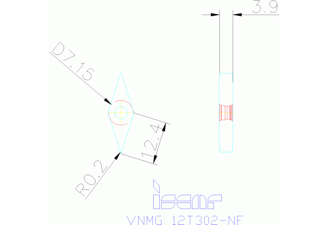 VNMG 12T302-NF IC8250