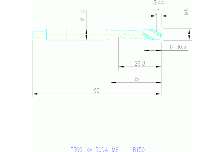 T300-XM150DA-M8 B150