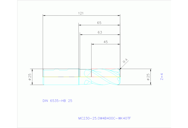 MC230-25.0W4B400C-WK40TF