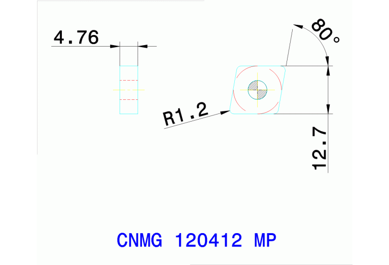 CNMG 120412 MP TT8020