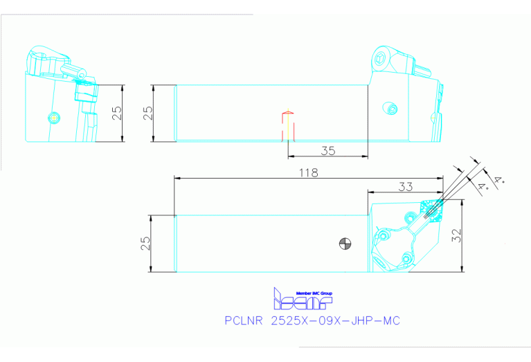 PCLNR 2525X-09X-JHP-MC