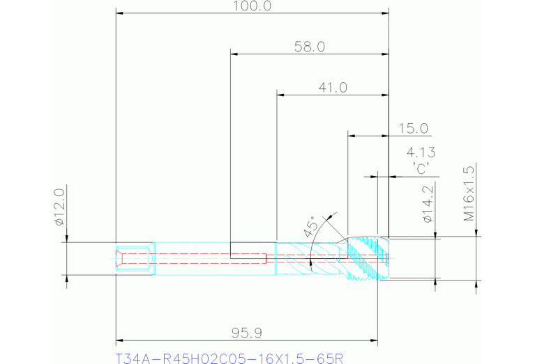 T34A-R45H02C05-16X1.5-65R