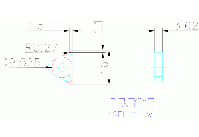 16EL 11 W IC50M