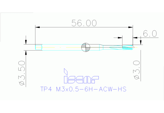 TP4 M3X0.5-6H-ACW-HS
