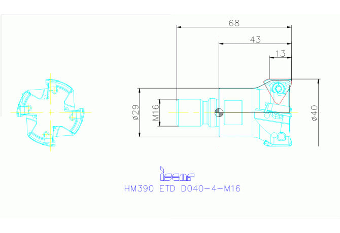 HM390 ETD D040-4-M16