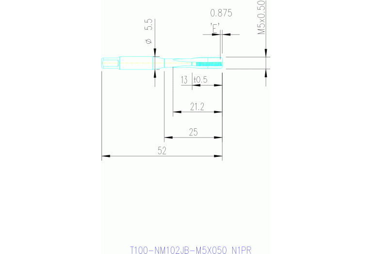 T100-NM102JB-M5X050 N1PR