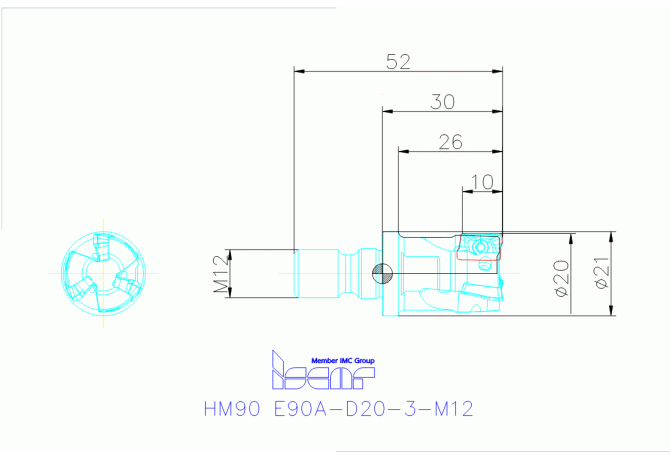 HM90 E90A-D20-3-M12