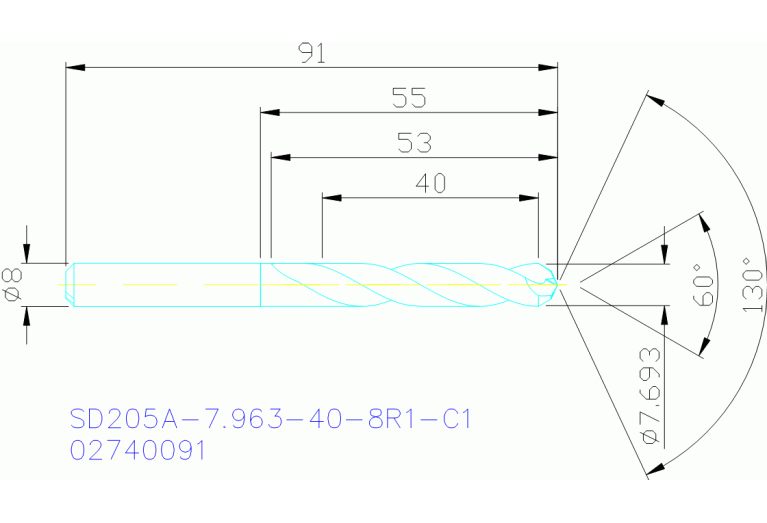 SD205A-7.963-40-8R1-C1