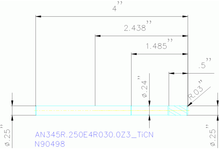 AN345R.250E4R030.0Z3 TICN